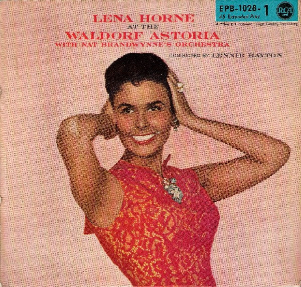 Lena Horne With Nat Brandwynne & His Orchestra : Lena Horne At The Waldorf Astoria (7", EP, Cov)