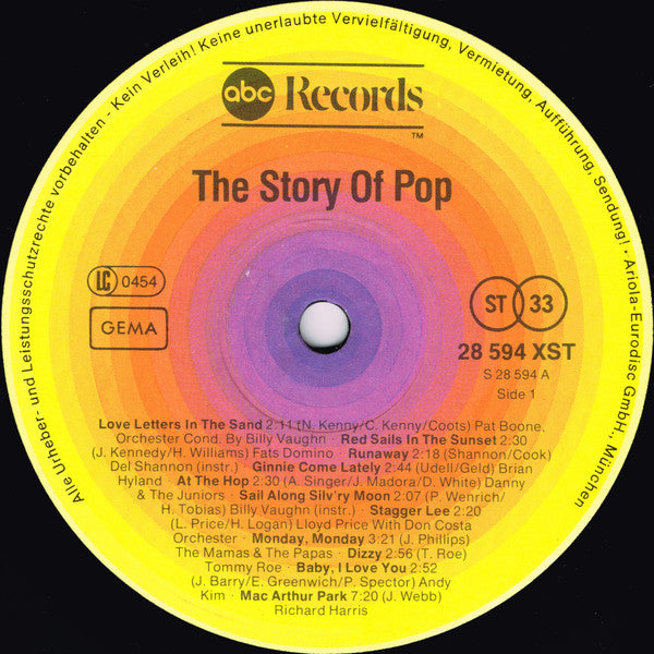Various : The Story Of Pop (LP, Comp)