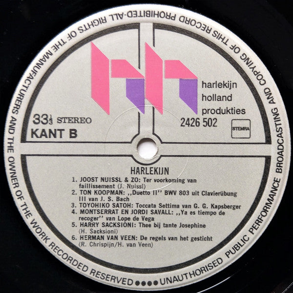 Various : Harlekijn (LP, Comp)