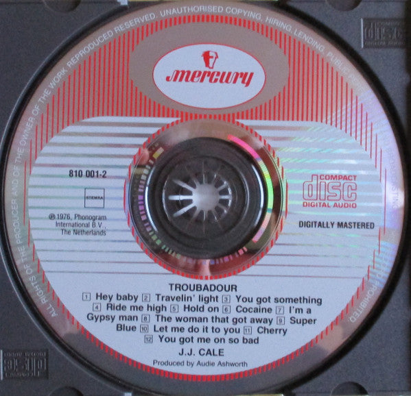 J.J. Cale : Troubadour (CD, Album, RE)