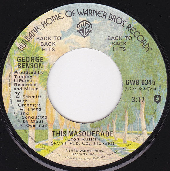 George Benson : This Masquerade / Breezin' (7", Single, Jac)