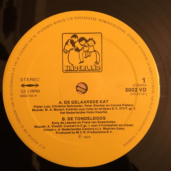 Enny de Leeuwe, Frans van Dusschoten, Pieter Lutz, Christine Schreuder, Peter Blanker, Conny Pieters : De Gelaarsde Kat (LP, Album)