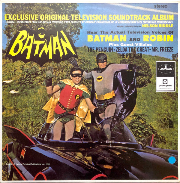 Nelson Riddle : Batman (Exclusive Original Television Soundtrack Album) (LP, Album, RP)