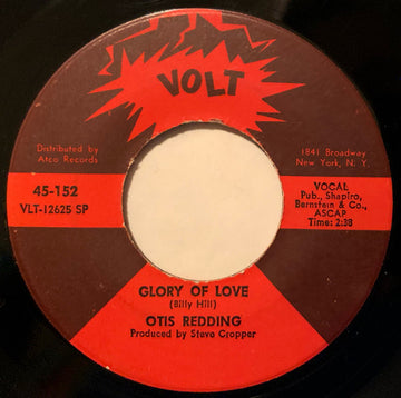 Otis Redding : Glory Of Love / I'm Coming Home (7", Single, SP)