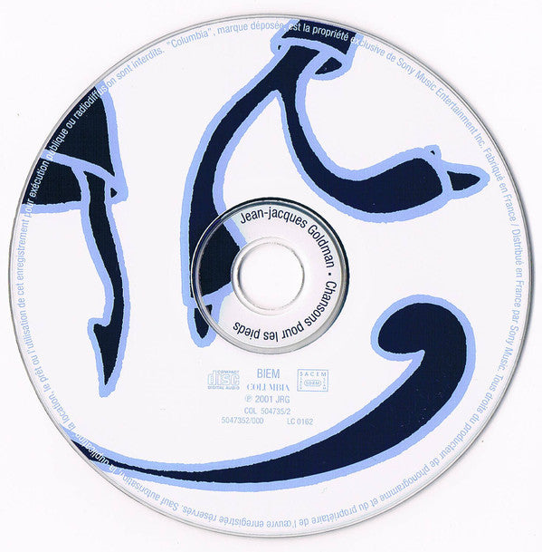 Jean-Jacques Goldman : Chansons Pour Les Pieds (CD, Album, Met)