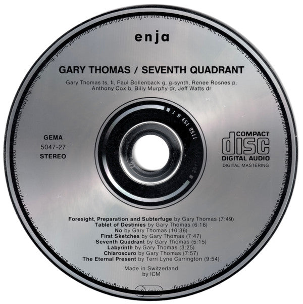 Gary Thomas : Seventh Quadrant (CD, Album)