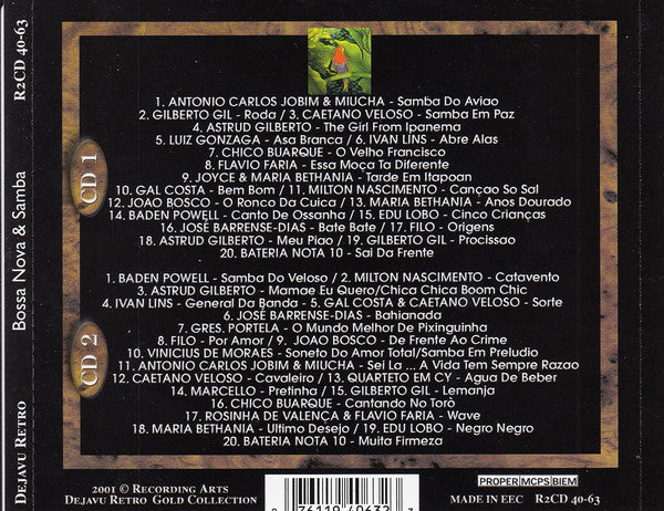 Various : Bossa Nova & Samba (2xCD, Comp, RE)