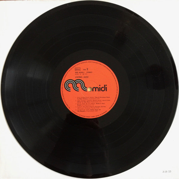 Various : Living Jazz (2xLP)