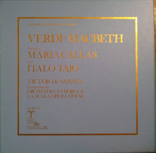 Giuseppe Verdi : Macbeth (3xLP, Mono + Box)