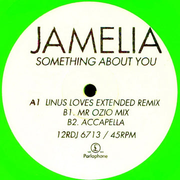 Jamelia : Something About You (12", Promo, W/Lbl, Gre)