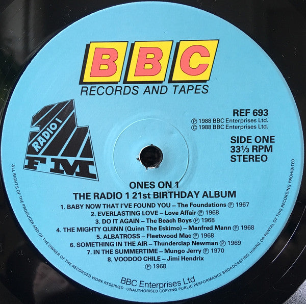 Various : Ones On 1 / Radio One's 21st Birthday Souvenir Disc (2xLP, Comp + 7", Single)
