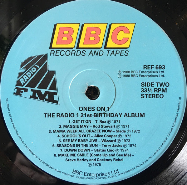 Various : Ones On 1 / Radio One's 21st Birthday Souvenir Disc (2xLP, Comp + 7", Single)