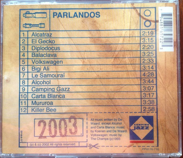 The Parlandos : Camping Jazz (CD, Album)