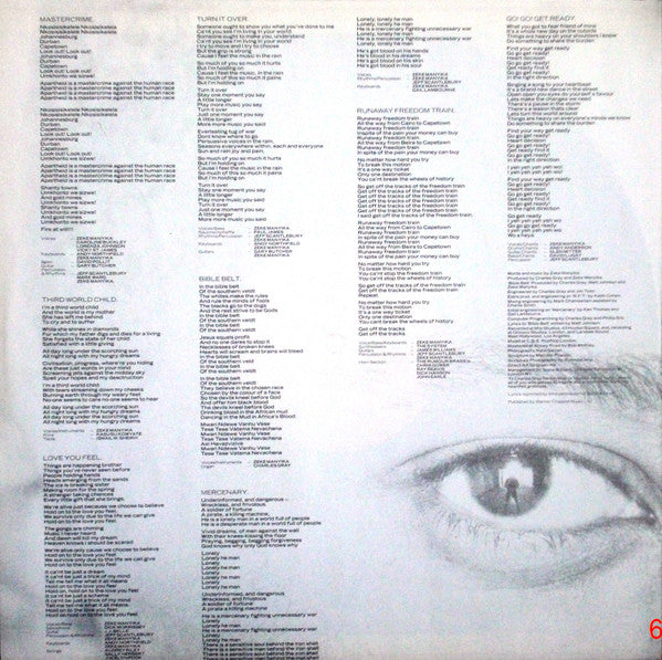 Zeke Manyika : Mastercrime (LP, Album)