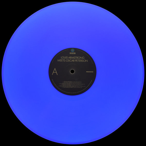 Louis Armstrong Meets Oscar Peterson : Louis Armstrong Meets Oscar Peterson (LP, Album, Ltd, RE, Blu)