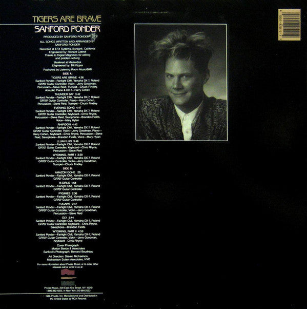 Sanford Ponder : Tigers Are Brave (LP, Album)