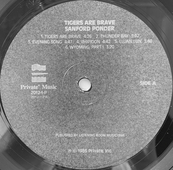 Sanford Ponder : Tigers Are Brave (LP, Album)