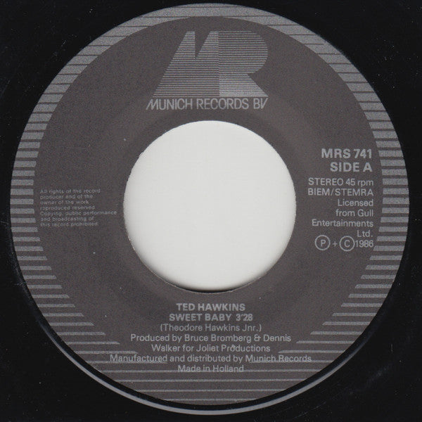 Ted Hawkins : Sweet Baby / Watch Your Step (7")