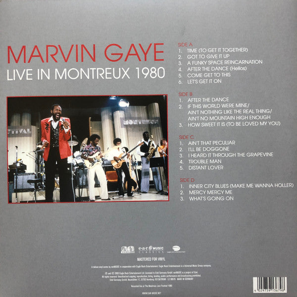 Marvin Gaye : Live In Montreux 1980 (2xLP, Album, Ltd, RE, 180)