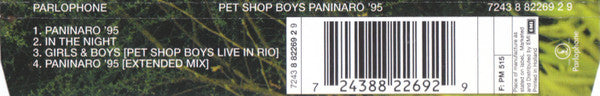 Pet Shop Boys : Paninaro '95 (CD, Maxi)