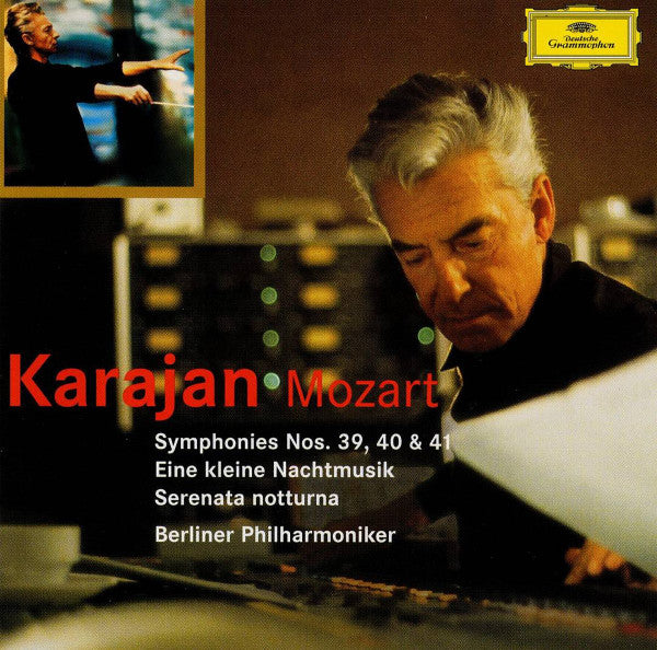 Wolfgang Amadeus Mozart - Berliner Philharmoniker, Herbert von Karajan : Symphonies Nos.39, 40 & 41 "Eine Kleine Nachtmusik" "Serenata Notturna" (2xCD, Comp, RM)