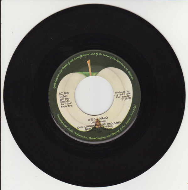 John Lennon - The Plastic Ono Band With The Flux Fiddlers : Imagine (7", Single, Lar)