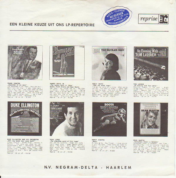 Frank Sinatra : Strangers In The Night (7", Single, 4 P)