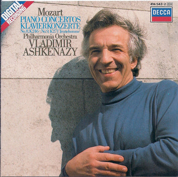 Wolfgang Amadeus Mozart, Vladimir Ashkenazy, Philharmonia Orchestra : Piano Concertos No.8, K246 • No.9, K271 'Jeunehomme' (CD)