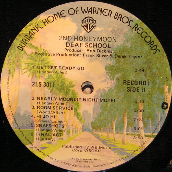 Deaf School : 2nd Honeymoon / Don't Stop The World (2xLP, Comp, Win)