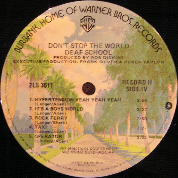 Deaf School : 2nd Honeymoon / Don't Stop The World (2xLP, Comp, Win)