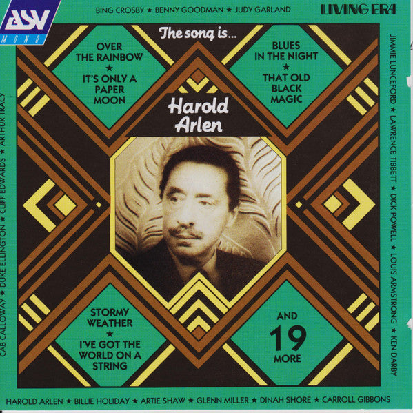 Harold Arlen, Various : The Song Is ... Harold Arlen (CD, Comp, Mono)