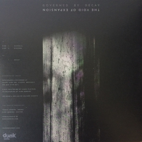 The Void Of Expansion : Governed By Decay (LP, Cle + CD + Album, Ltd)