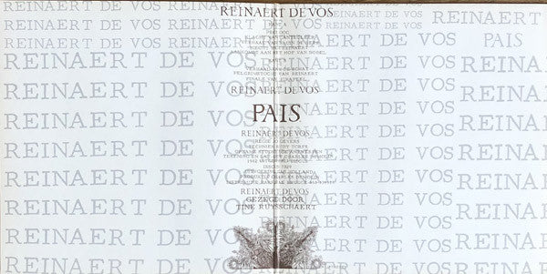 Tine Ruysschaert : Reinaert De Vos (LP)