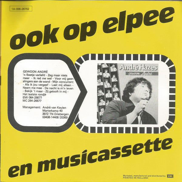 André Hazes : 'n Beetje Verliefd (7", Single)