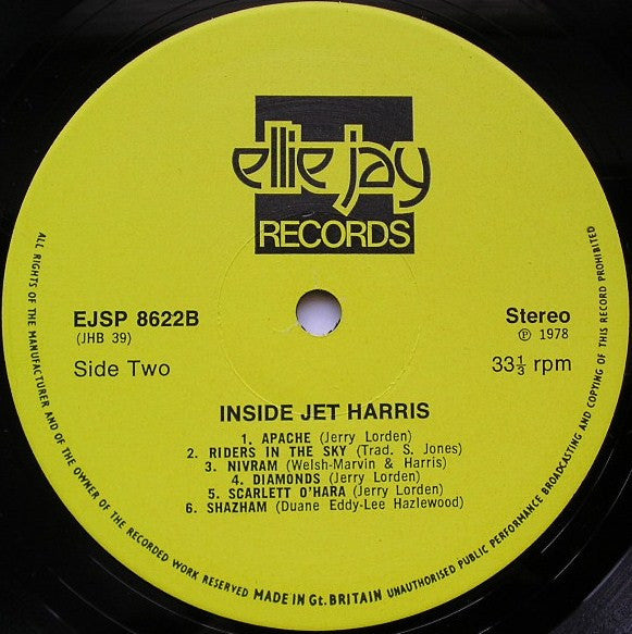 Jet Harris : Inside Jet Harris (The Last Concert) (LP)