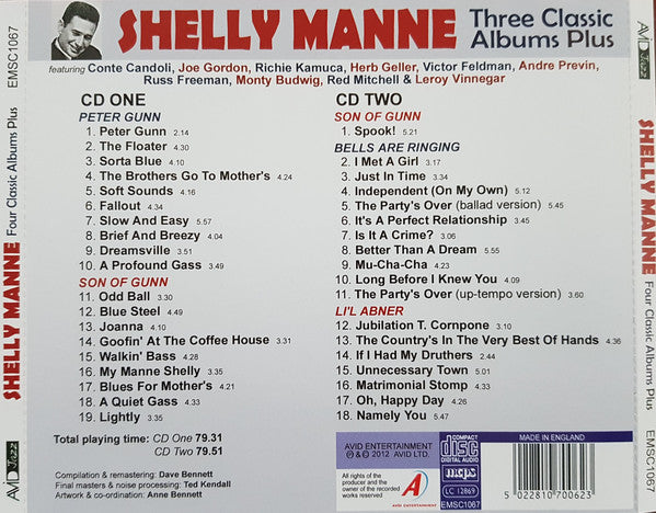 Shelly Manne & His Men : Three Classic Albums Plus (2xCD, Comp)