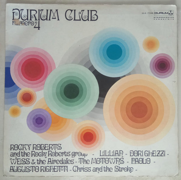 Various : Durium Club Numero 4 (LP, Comp)