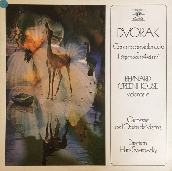 Antonín Dvořák - Bernard Greenhouse, Orchester Der Wiener Staatsoper , Direction Hans Swarowsky : Concerto De Violoncelle - Légendes N°4 Et N°7 (LP, Album)