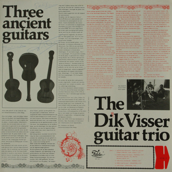 The Dik Visser Guitar Trio, Dik Visser, Theo Krumeich, Emile Hopman : The Dik Visser Guitar Trio (LP, Album)