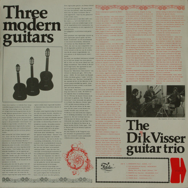 The Dik Visser Guitar Trio, Dik Visser, Theo Krumeich, Emile Hopman : The Dik Visser Guitar Trio (LP, Album)