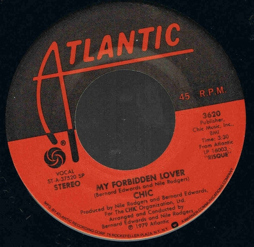 Chic : My Forbidden Lover (7", Single)