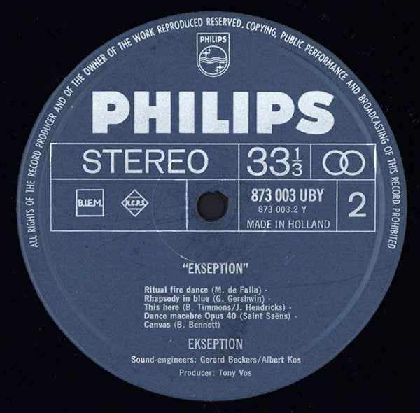 Ekseption : Ekseption (LP, Album)