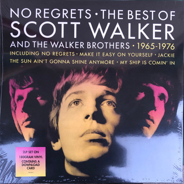 Scott Walker And The Walker Brothers : No Regrets - The Best Of Scott Walker And The Walker Brothers - 1965 - 1976 (2xLP, Comp, RE, 180)