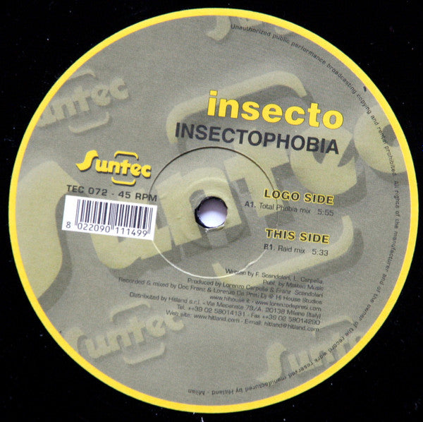 Insecto : Insectophobia (12")