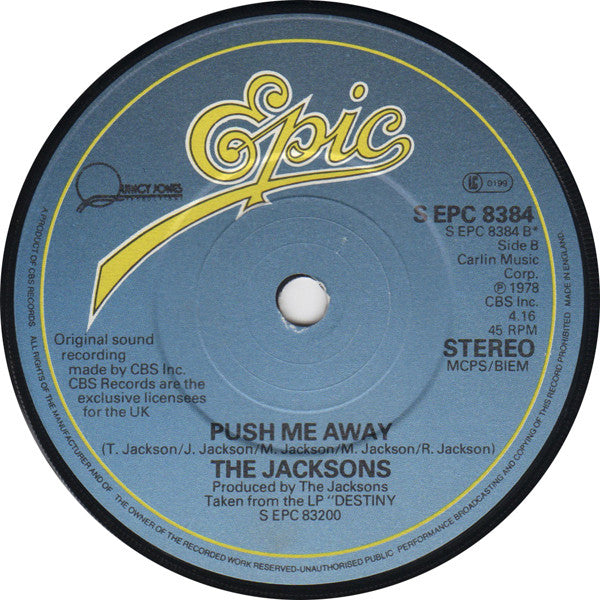 Michael Jackson : She's Out Of My Life (7", Single)