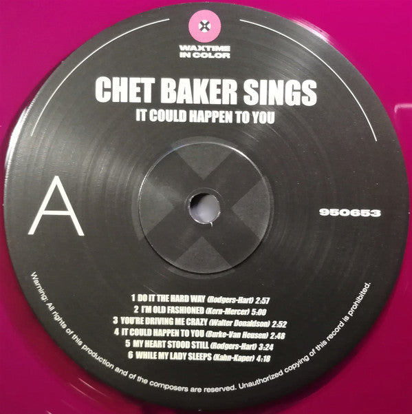 Chet Baker : It Could Happen To You (LP, Album, Ltd, RE, Pur)