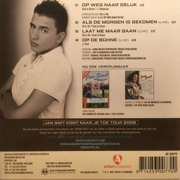 Jan Smit : Op Weg Naar Geluk (CD, Single, RE)