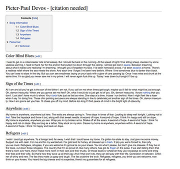 Pieter-Paul Devos : [citation needed] (10", EP, RSD)