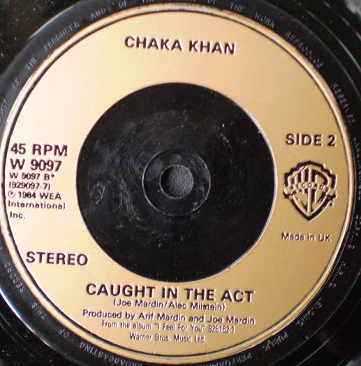 Chaka Khan : This Is My Night (7", Single, Cop)