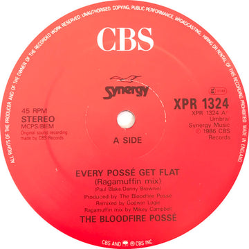 Bloodfire Possé : Every Possé Get Flat (12")